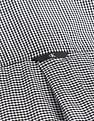 Calvin Klein Men White And Black Shrunken Badge Gingham Check Casual Shirt