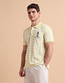 U.S. Polo Assn. Horizontal Striped Pure Cotton Polo Shirt