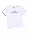 Tommy Hilfiger Kids Girls Logo Regular-Fit Cotton T-Shirt