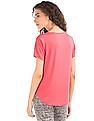 GAP Women Pink Mix And Match Short Sleeve Sleep Shirt