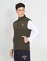 U.S. Polo Assn. Denim Co. High Neck Sleeveless Reversible Jacket