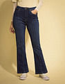 Flying Machine Women K-Street X Flared Fit Pannelled Jeans