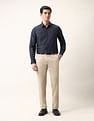 Arrow Manhattan Slim Fit All Over Printed Ceremonial Shirt