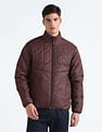 Flying Machine Reversible Solid Quilted Jacket