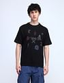 Flying Machine Graphic Printed Cotton Polo Shirts