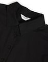 U.S. Polo Assn. Women Spread Collar Solid Shirt