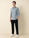 U.S. Polo Assn. Micro Checked Tailored Fit Shirt