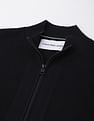 Calvin Klein Stand Neck Logo Badge Sweater
