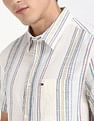 Tommy Hilfiger Kids Crisp White Vertical-Striped Shirt