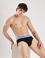 Calvin Klein Underwear Solid Low Rise Multi Briefs - Pack Of - 3