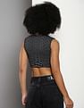 Calvin Klein All Over Print Cropped Tank Top