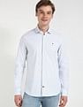 Tommy Hilfiger Striped Slim-Fit Poplin Woven Shirt