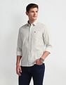 Arrow Sports Oxford Geometric Print Shirt