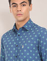 U.S. Polo Assn. Spread Collar Printed Casual Shirt