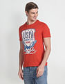 U.S. Polo Assn. Denim Co. Crew Neck Brand Print T-Shirt