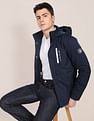 U.S. Polo Assn. Detachable Hood Panelled Polyester Casual Jacket