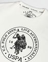 U.S. Polo Assn. Denim Co. Metallic Logo Ribbed Neck Sweatshirt