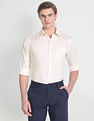 Arrow Cutaway Collar Self Design Shirt