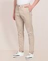 U.S. Polo Assn. Mid Rise Flat Front Solid Trousers