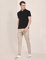 U.S. Polo Assn. Mid Rise Flat Front Solid Trousers