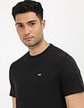 Tommy Hilfiger Slim Fit Solid Cotton T-Shirt