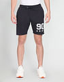 U.S. Polo Assn. Denim Co. Mid Rise Drawstring Waist Solid Knit Shorts