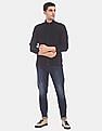 Calvin Klein Men Dark Slim Fit Blue Stone Wash Jeans