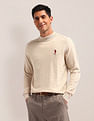 U.S. Polo Assn. Textured Regular Fit Sweater