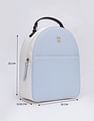 Tommy Hilfiger Colorblock Blue Cotton Backpack