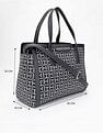 Tommy Hilfiger Logo Blue Polyester Hand Bag