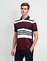 Arrow Sport Horizontal Striped Regular Polo Shirt