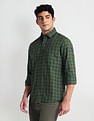 Arrow Sports Tartan Check Twill Shirt