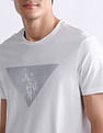 USPA Active Brand Printed Slim Fit T-Shirt
