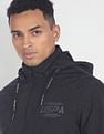 U.S. Polo Assn. Denim Co. High Neck Zip Up Printed Jacket