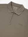 Calvin Klein Jeans Solid Regular-Fit Cotton Polo T-Shirt