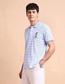 U.S. Polo Assn. Horizontal Striped Slim Fit Polo Shirt