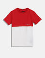Tommy Hilfiger Kids Boys Colorblock Regular-Fit Cotton T-Shirt