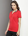 Tommy Hilfiger Striped Collar Slim Polo Shirt