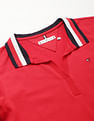 Tommy Hilfiger Striped Collar Slim Polo Shirt