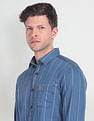 U.S. Polo Assn. Denim Co. Vertical Stripe Slim Shirt