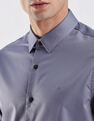Calvin Klein Jeans Solid Slim Fit Satin Woven Shirt