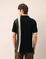 U.S. Polo Assn. Denim Co. Colourblocked Pure Cotton Polo Shirt