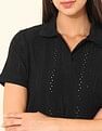 U.S. Polo Assn. Women Relaxed Fit Textured Co-Ords