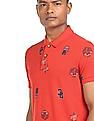 U.S. Polo Assn. Denim Co. Pique Printed Polo Shirt