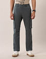 U.S. Polo Assn. Denim Co. Mid Rise Solid Straight Fit Cargos
