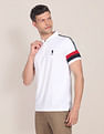 U.S. Polo Assn. Brand Tape Waffle Polo Shirt