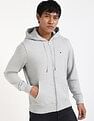 Tommy Hilfiger Solid Regular-Fit Cotton Hodded Sweatshirt