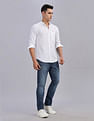 Tommy Hilfiger Striped Slim Fit Plain Woven Shirt
