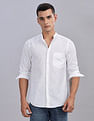 Tommy Hilfiger Striped Slim Fit Plain Woven Shirt
