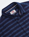 Flying Machine Horizontal Stripe Slim Fit Shirt